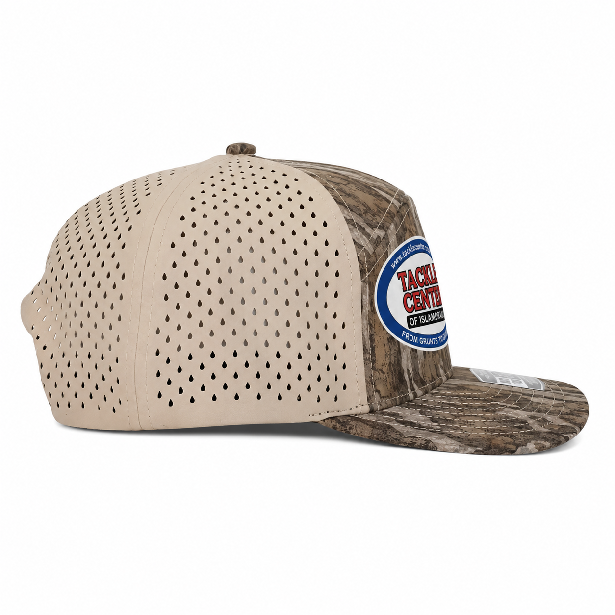 Tackle Center Dry-Fit Performance Camo/Tan 7-Panel Hat