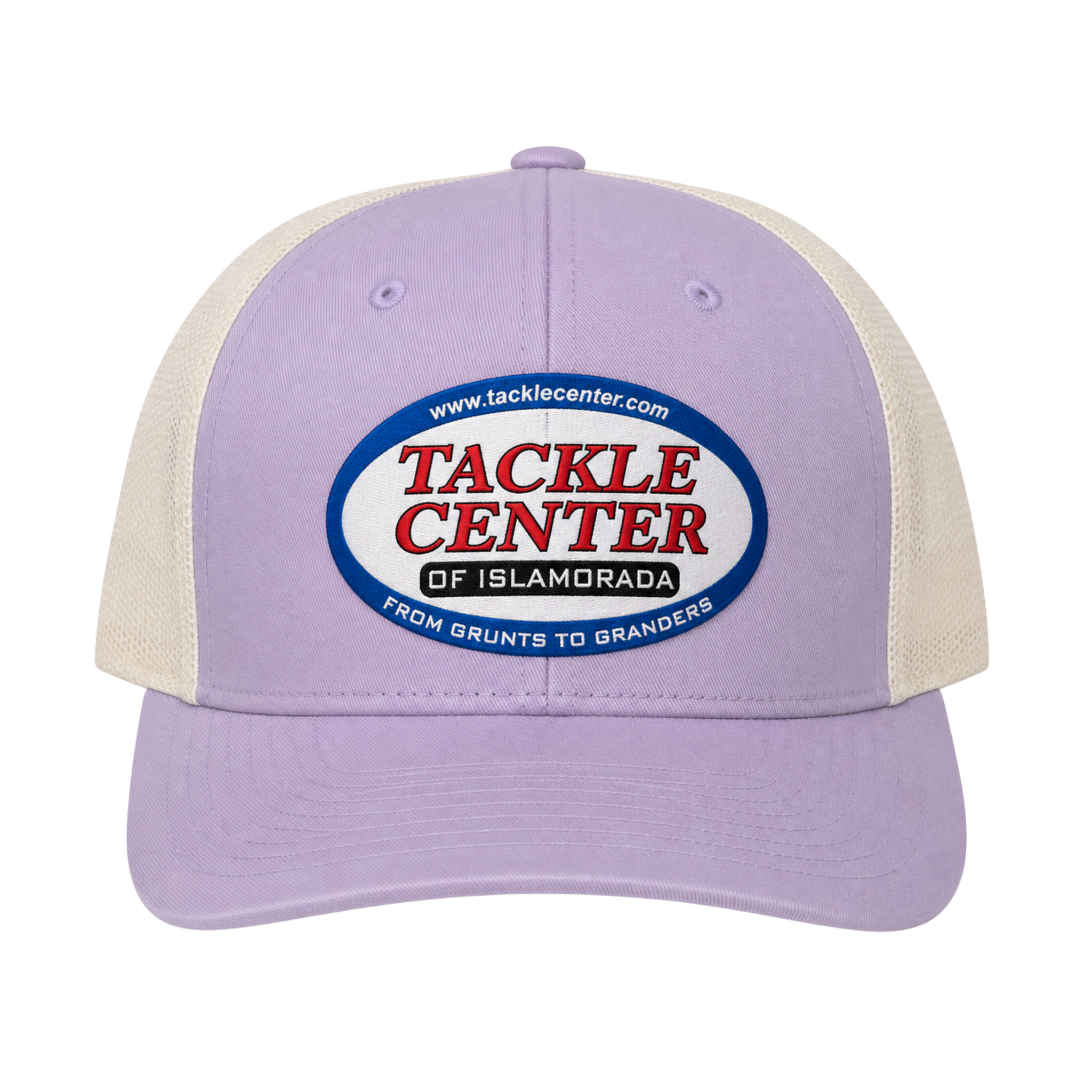 Tackle Center Lilac/Birch Women's Trucker Hat
