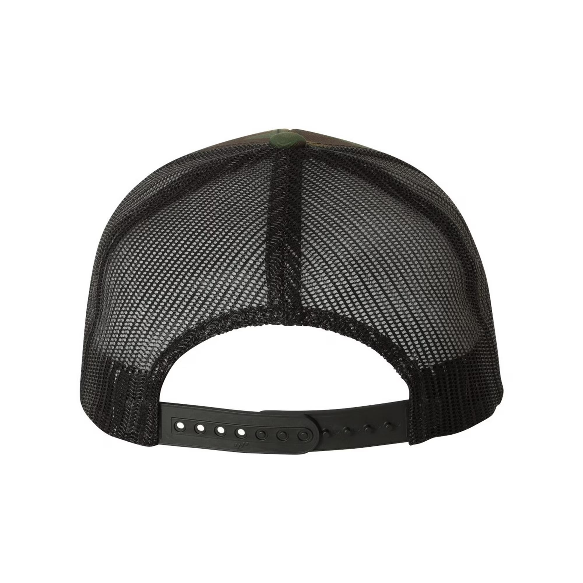 Tackle Center Camo/Black Mesh Trucker Hat