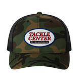 Tackle Center Camo/Black Mesh Trucker Hat