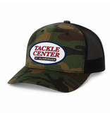 Tackle Center Camo/Black Mesh Trucker Hat