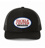 Tackle Center Black/Black Mesh Trucker Hat