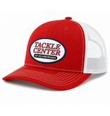Tackle Center Red/White Mesh Snapback Trucker Hat