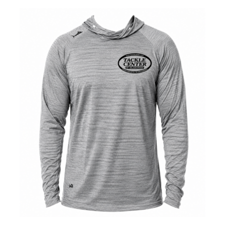 Billfish Gear Gray Hooded Long Sleeve Performance Shirt