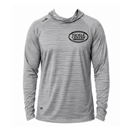 Billfish Gear Long Sleeve Hooded Performance Shirt - Gray