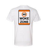 Tackle Center Short Sleeve No Woke Zone T-Shirt – White
