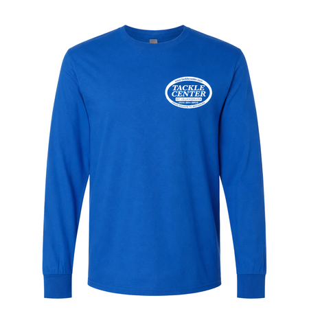 Tackle Center Long Sleeve T-Shirt - Royal Blue