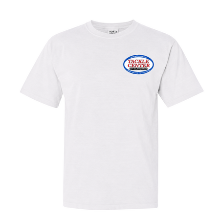 Tackle Center Short Sleeve T-Shirt - White