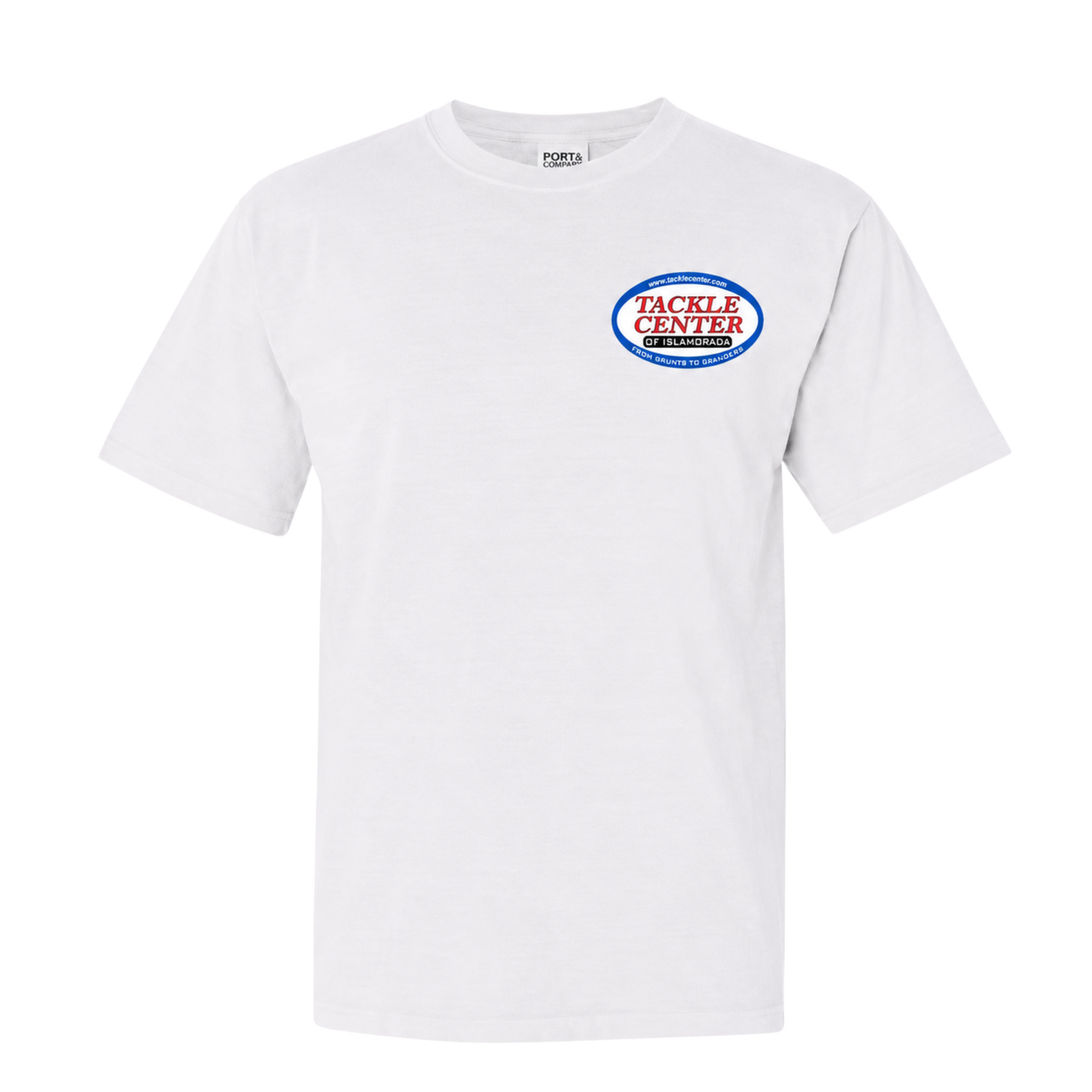 Tackle Center Short Sleeve T-Shirt - White