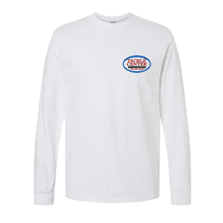 Tackle Center White Long Sleeve T-Shirt