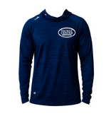 Billfish Gear Long Sleeve Hooded Performance Shirt Navy
