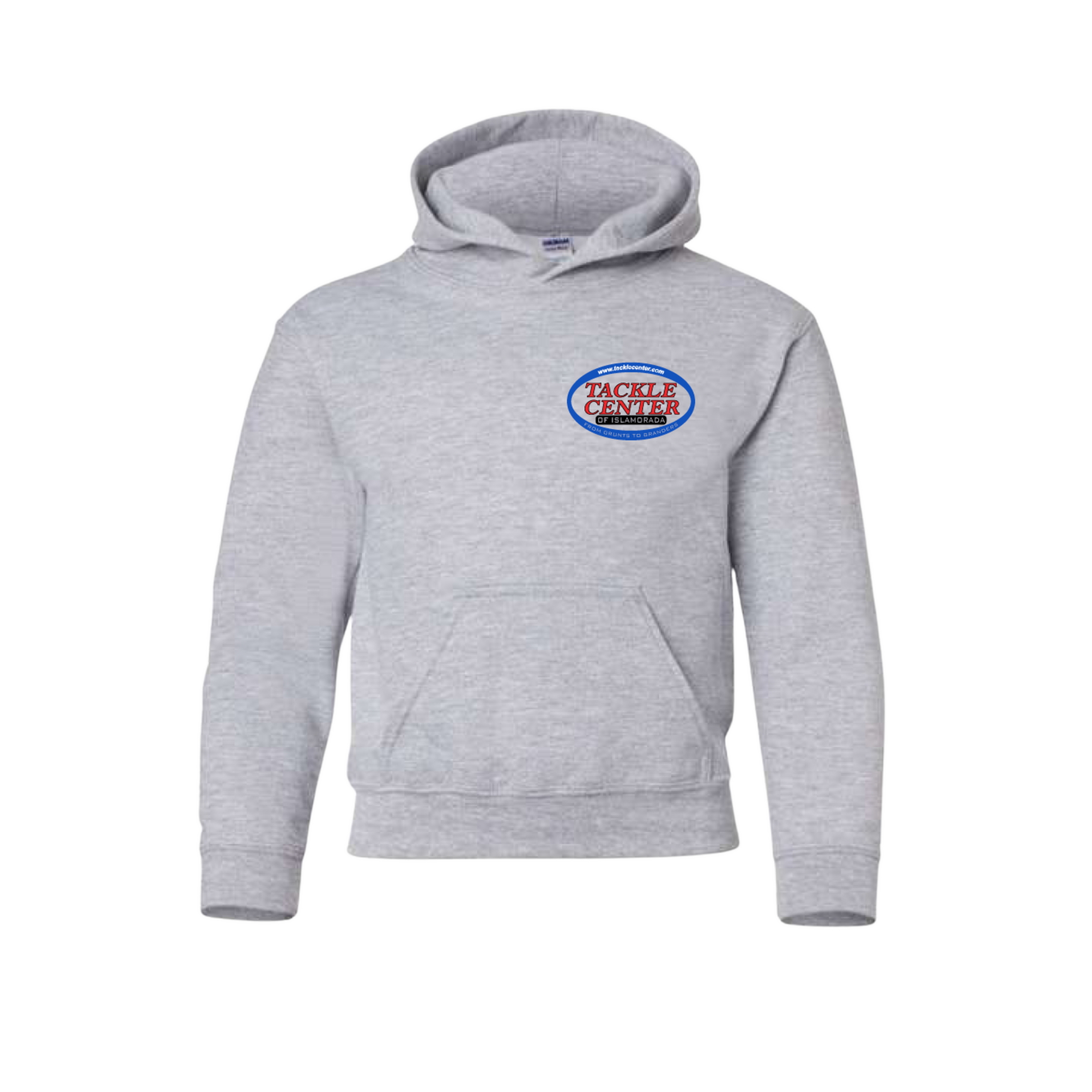 Tackle Center Youth Hooded Sweatshirt - Gray