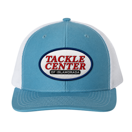 Tackle Center Cyan/White Trucker Hat