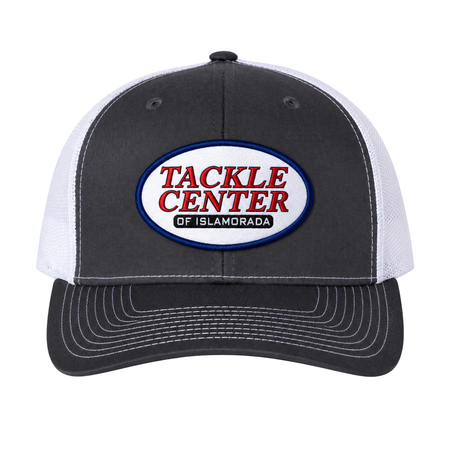 Tackle Center Charcoal/White Mesh Trucker Hat