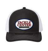 Tackle Center Black/White Mesh Trucker Hat