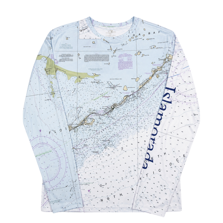 A1A Outfitters Corp. Long Sleeve Florida Keys Chart Performance Shirt – Sailfish
