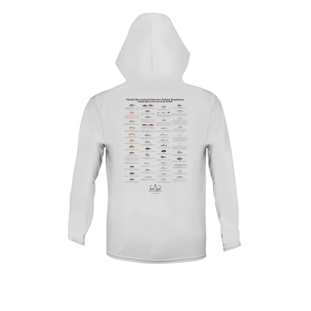 Tackle Center Youth Hooded Long Sleeve Performance Shirt – Fish Regulations & Ruler