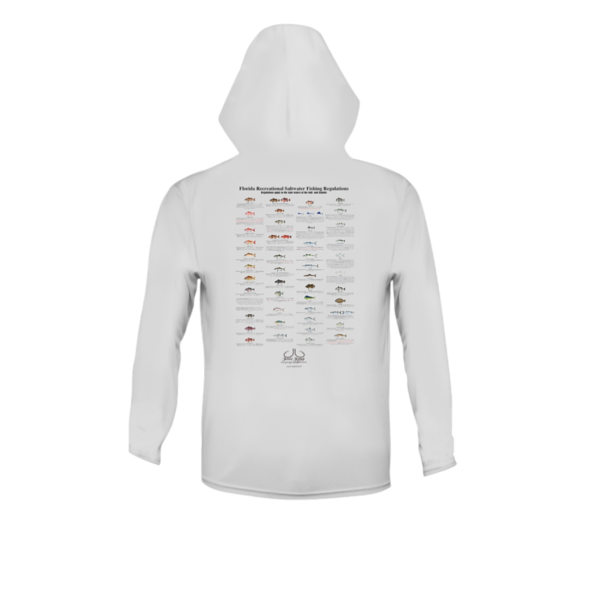 Tackle Center Youth Hooded Long Sleeve Performance Shirt – Fish Regulations & Ruler