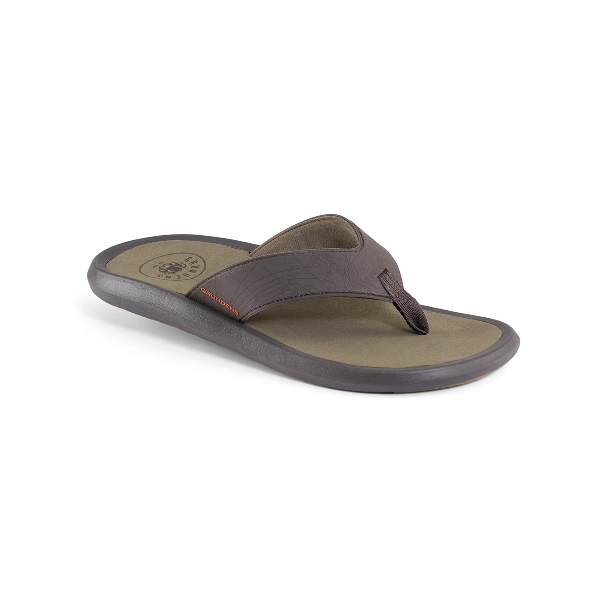 Grundens All-Waters Sandal - Dark Brown