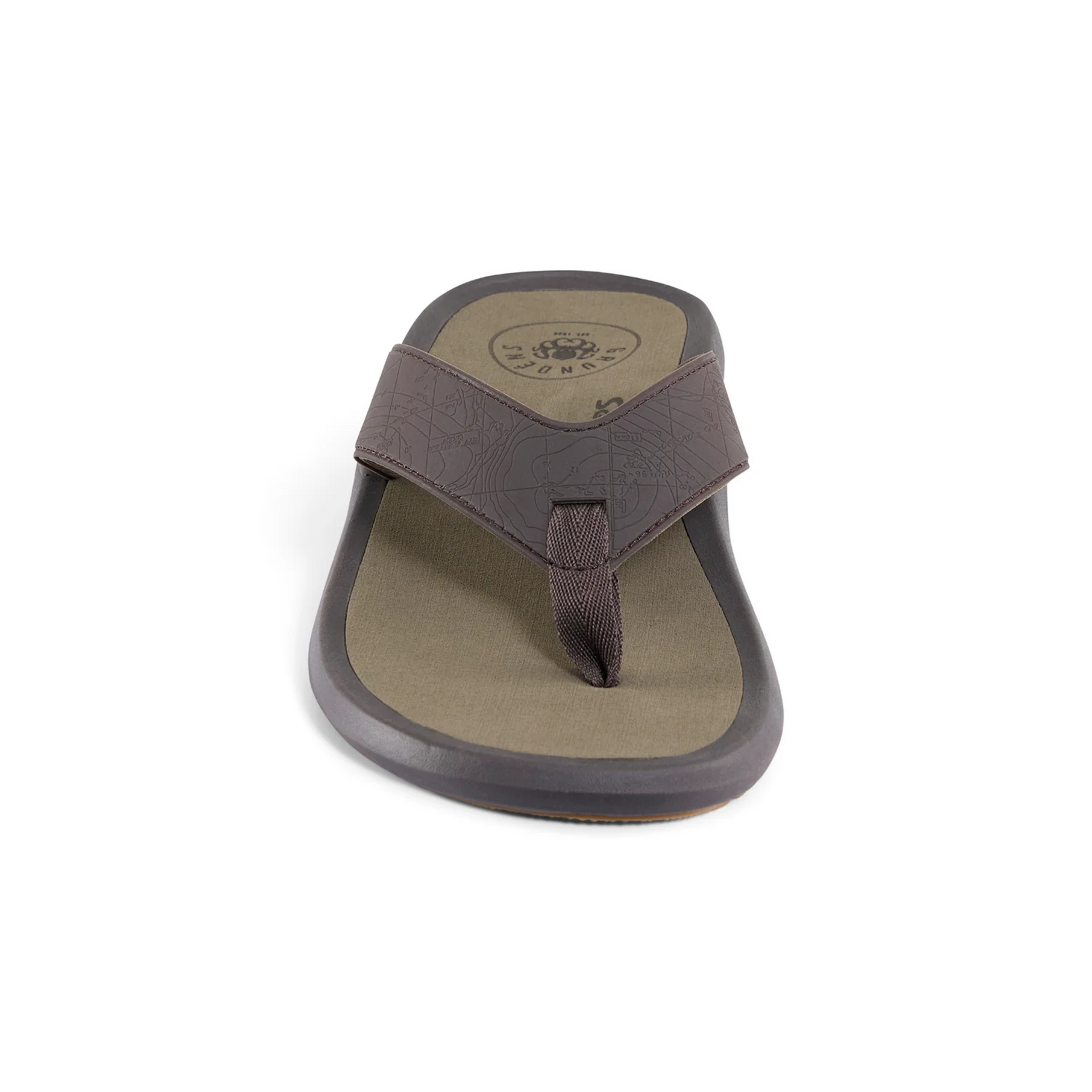Grundens All-Waters Sandal - Dark Brown