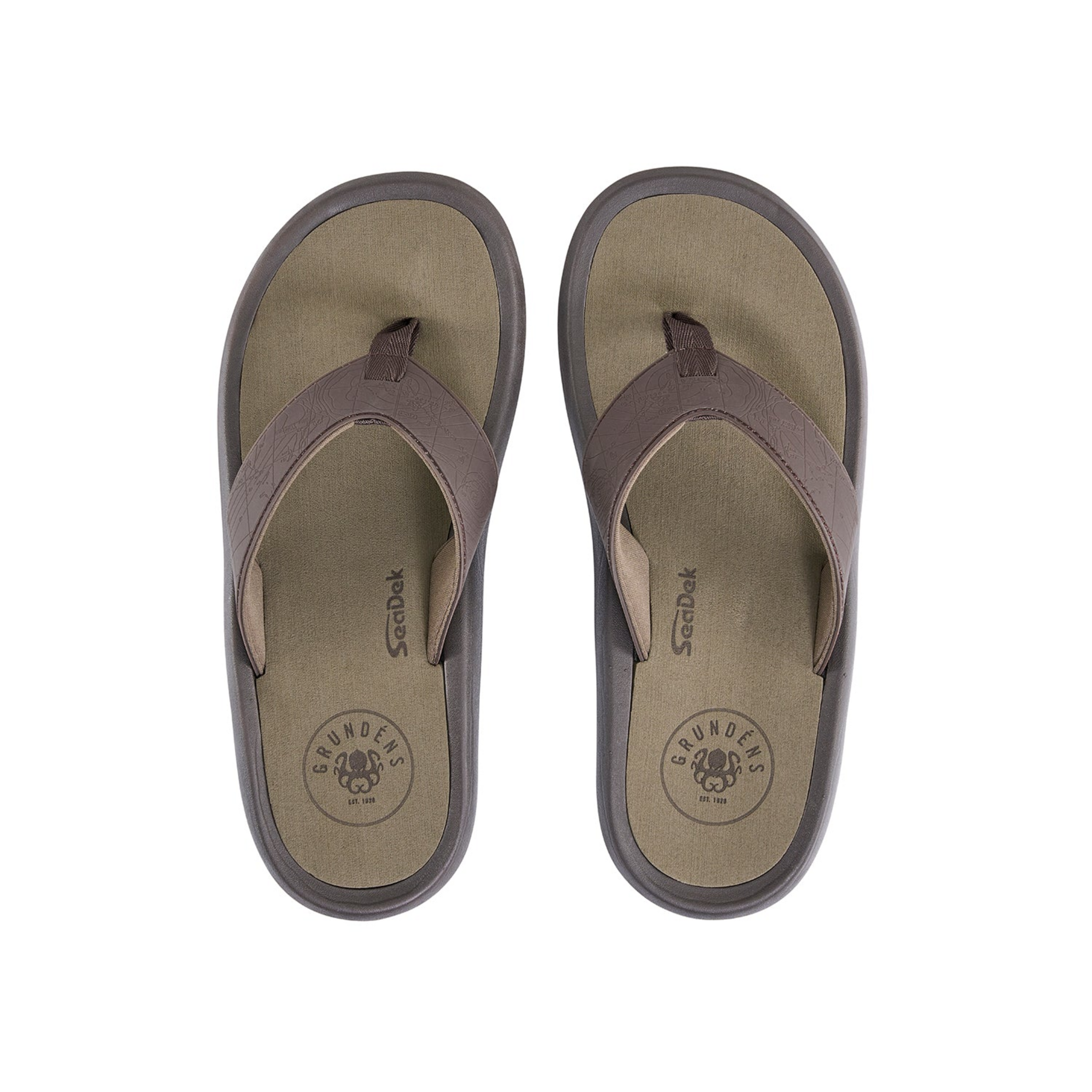 Grundens All-Waters Sandal - Dark Brown