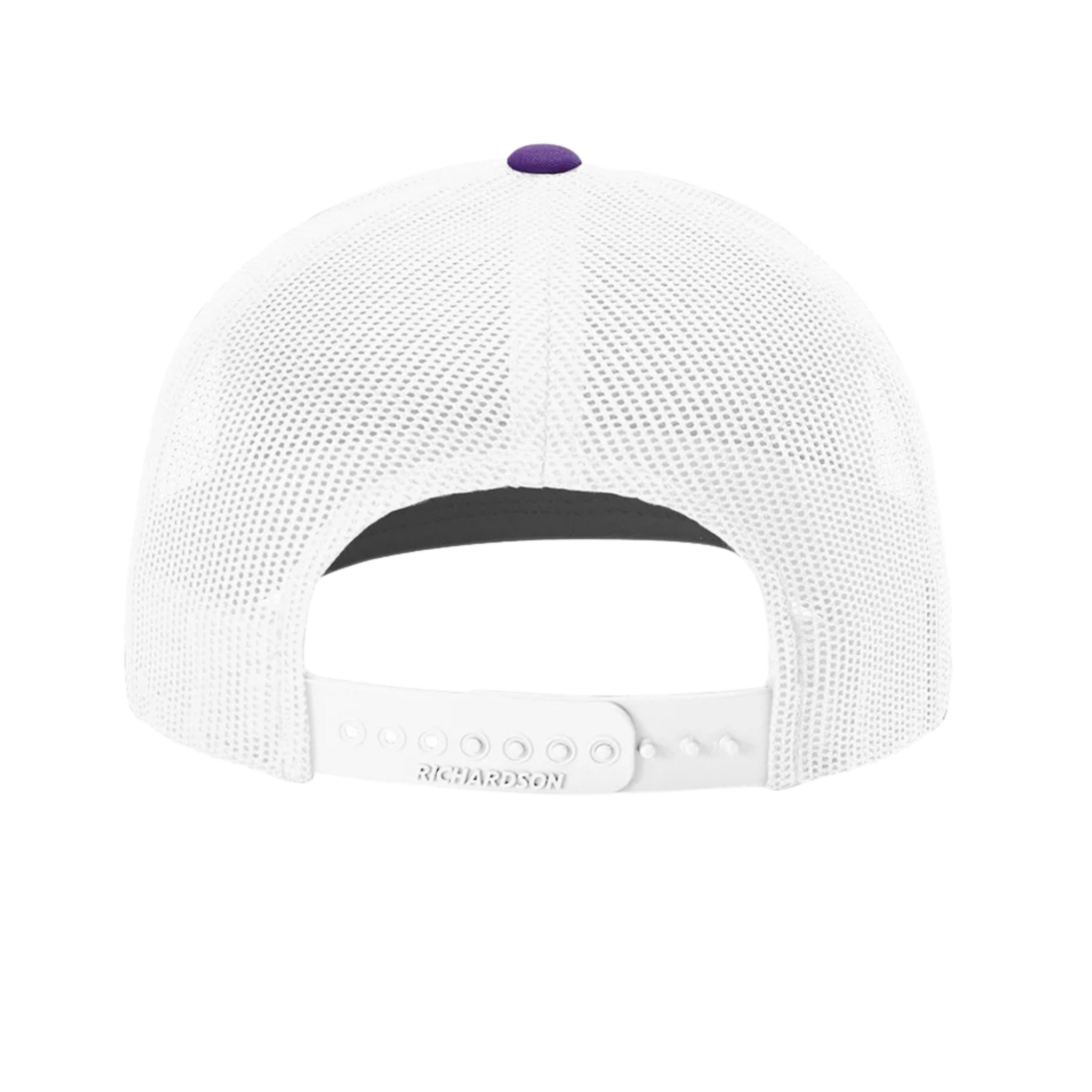 Tackle Center Purple/White Mesh Snapback Trucker Hat