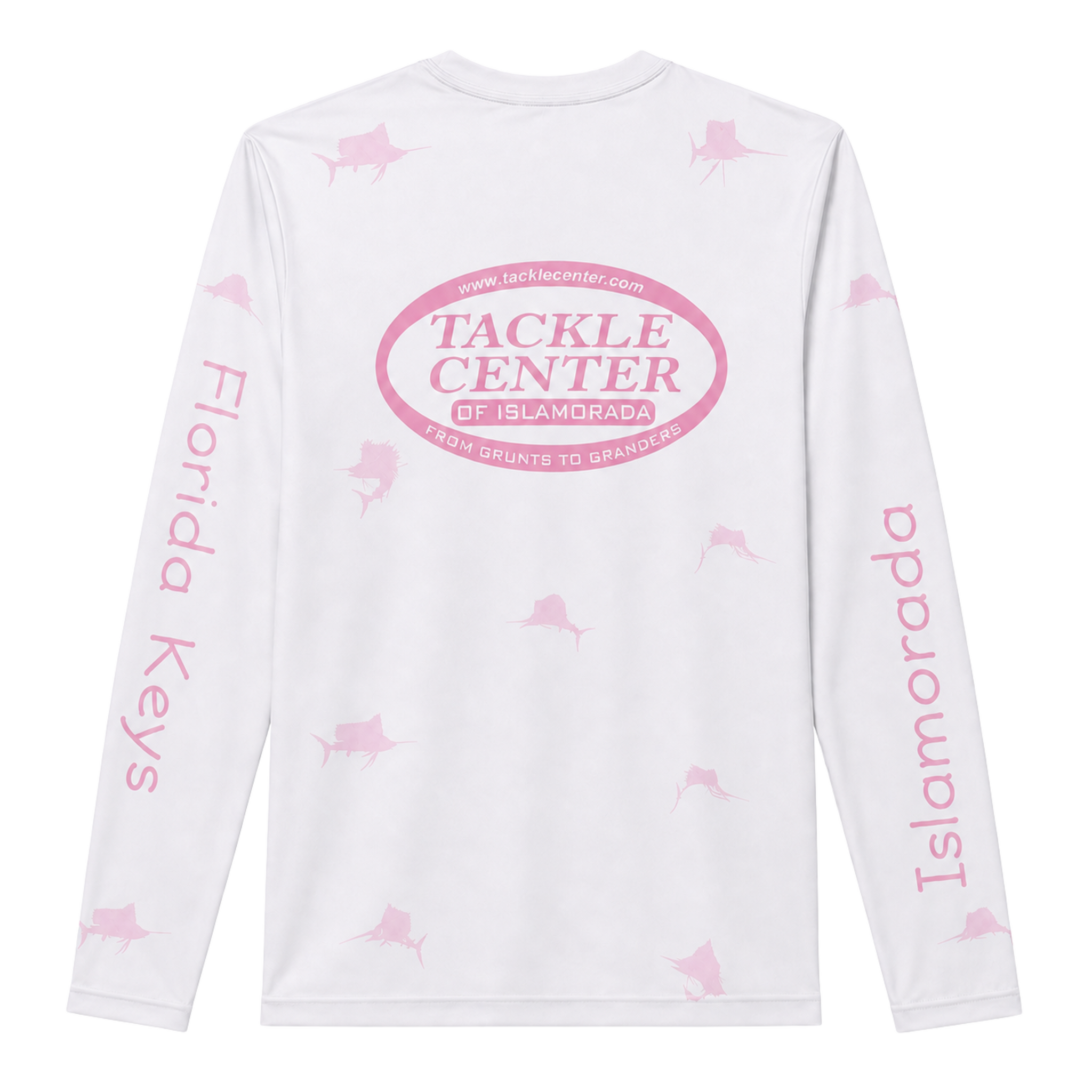 Tackle Center Women’s Long Sleeve Shirt - Pink Sailfish