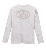 Tackle Center Long Sleeve Performance Shirt - Soft Tan Chart