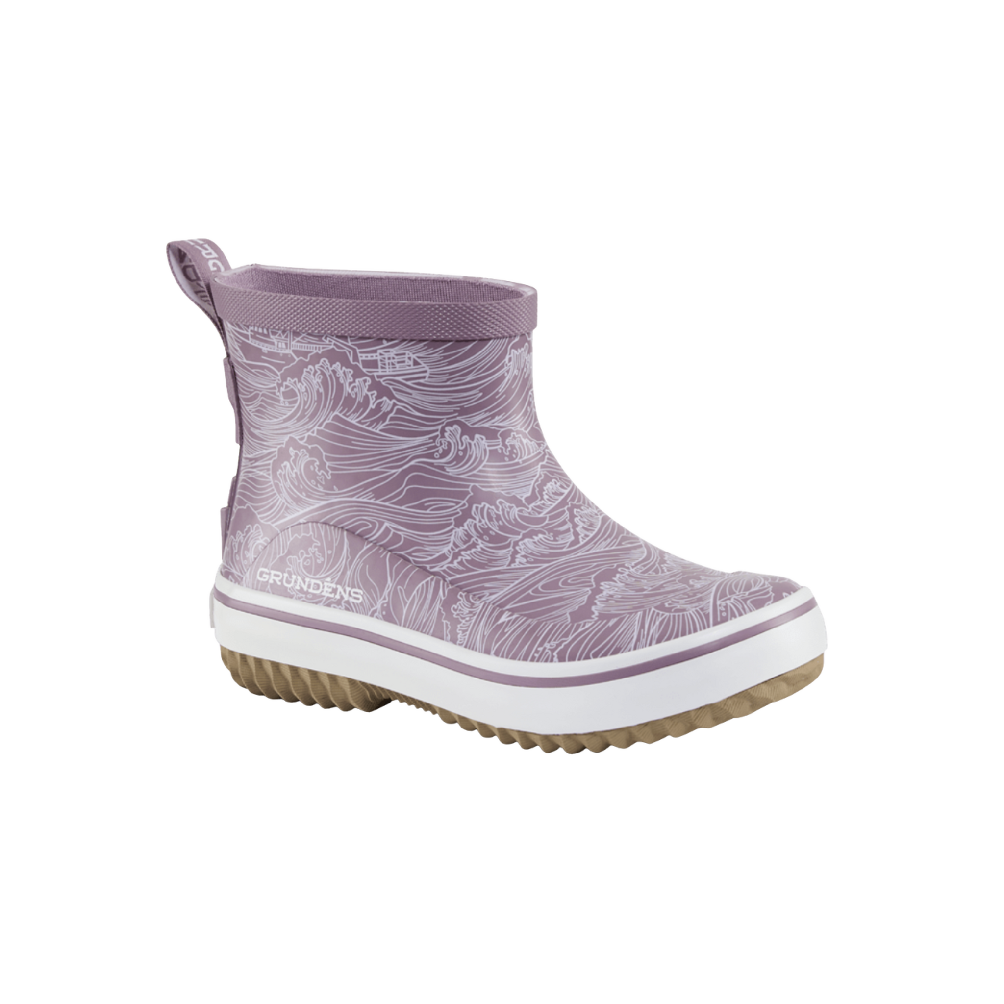 Grundens Youth Guppy Rain Boot – Orchid Wave