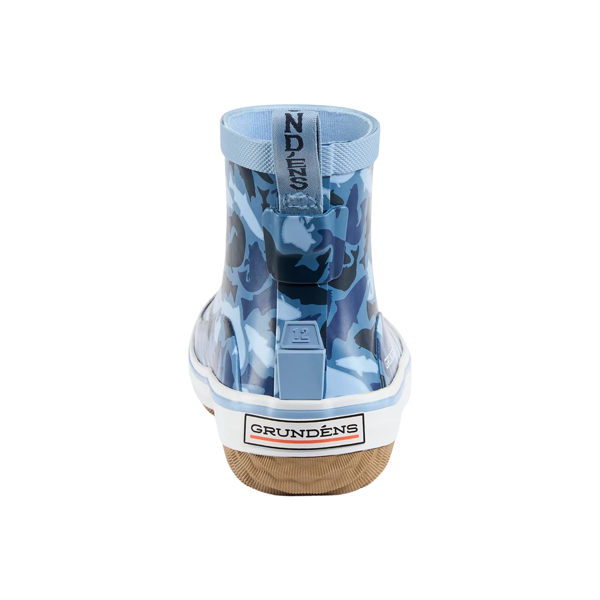 Grundens Youth Guppy Rain Boot – Blue Fish Camo