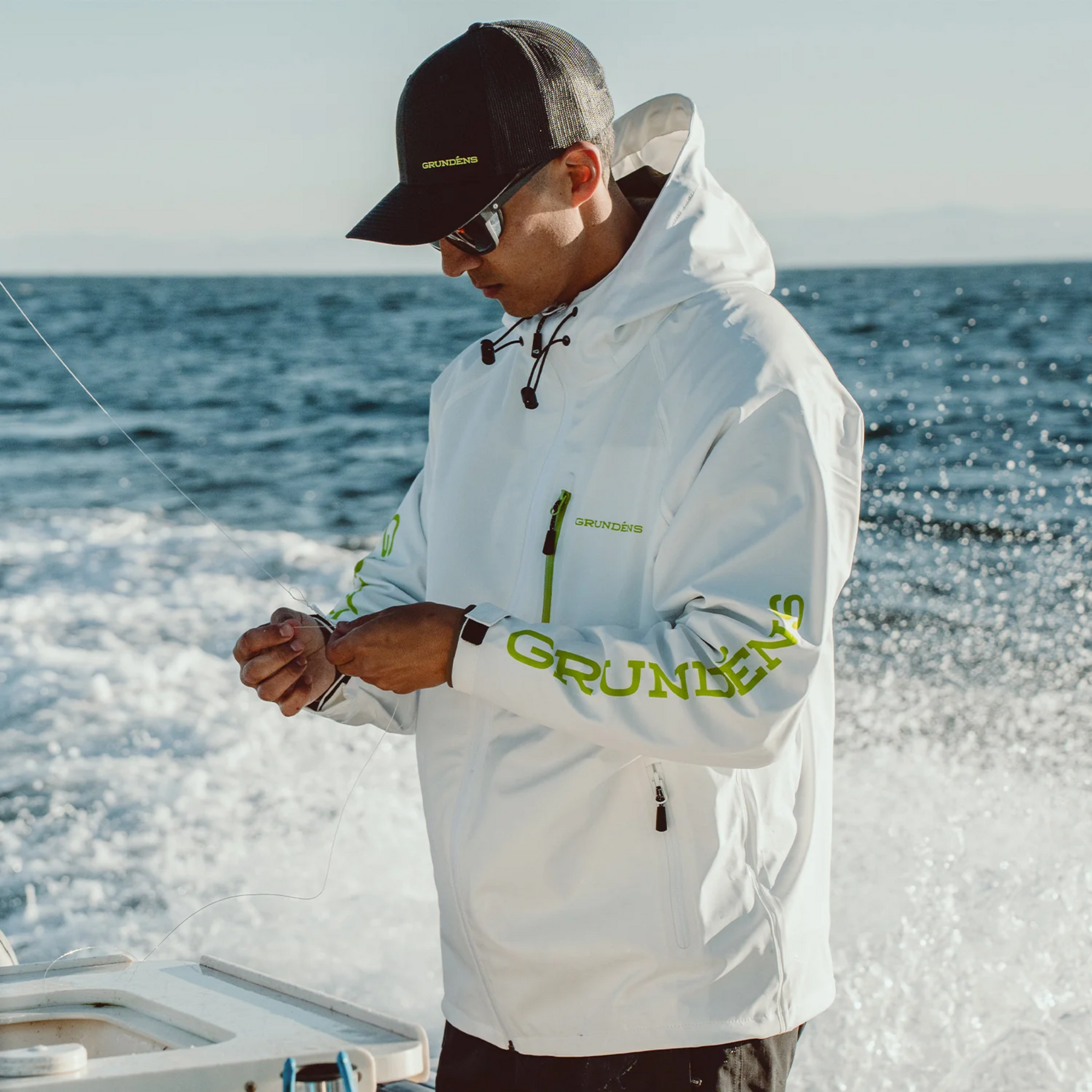 Grundens Tourney Jacket - White