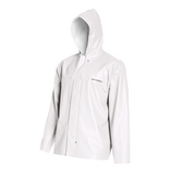 Grundens Clipper 82 Hooded Fishing Jacket - White