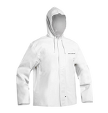 Grundens Clipper 82 Hooded Fishing Jacket - White
