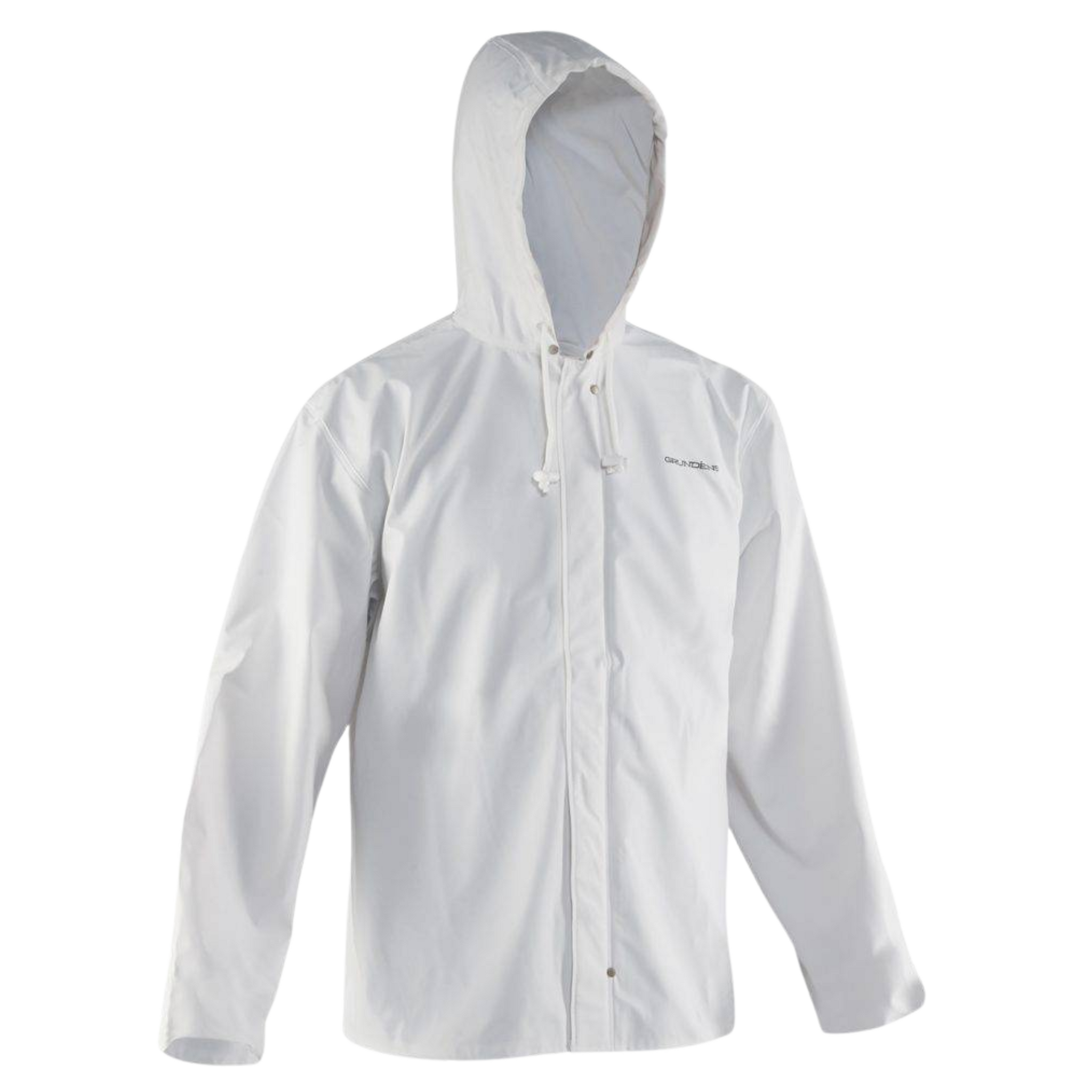 Grundens Petrus 82 Hooded Fishing Jacket - White