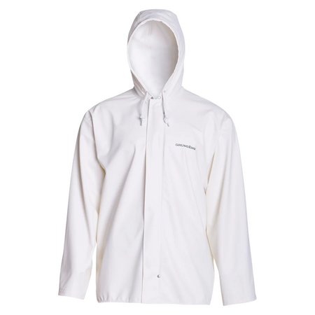 Grundens Petrus 82 Hooded Fishing Jacket - White