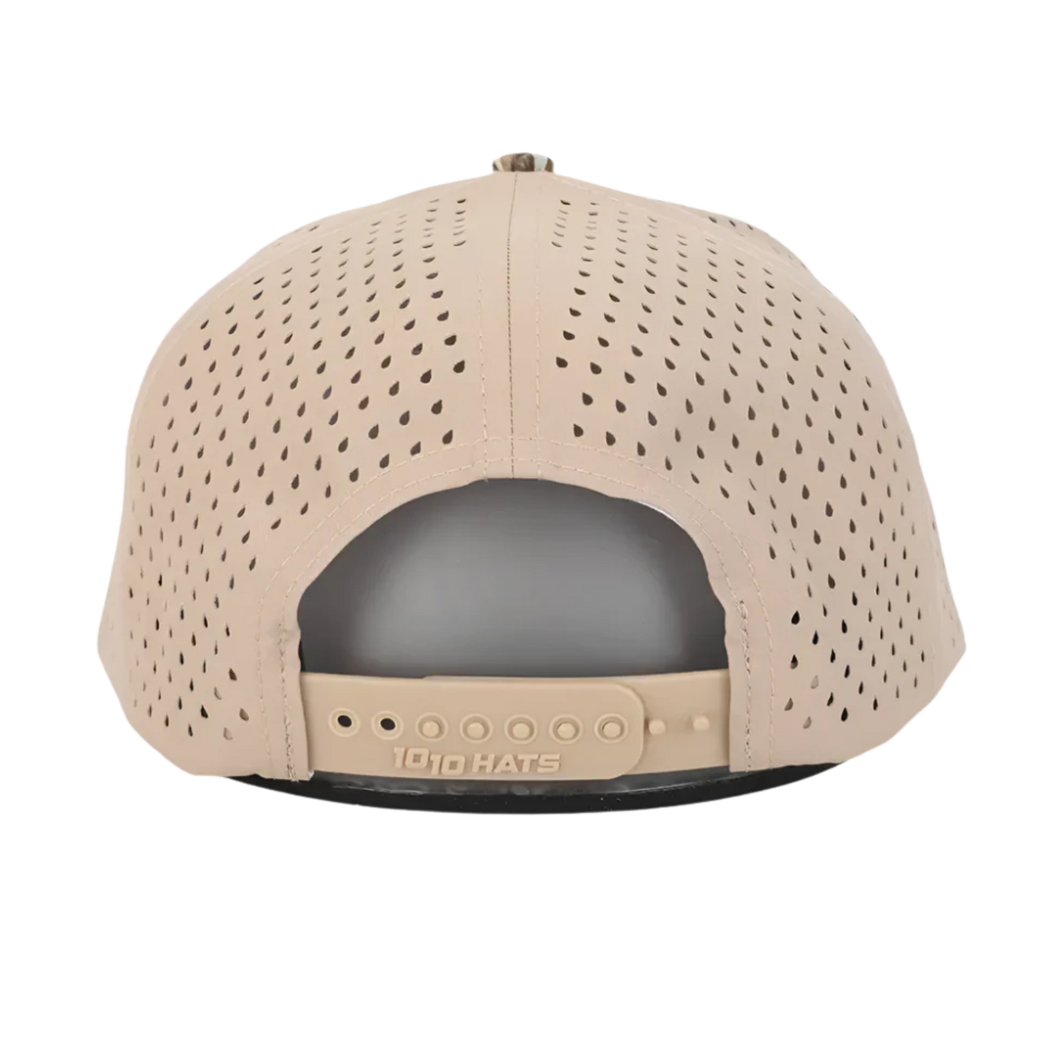 Tackle Center Dry-Fit Performance 5-Panel Hat - Camo/Tan