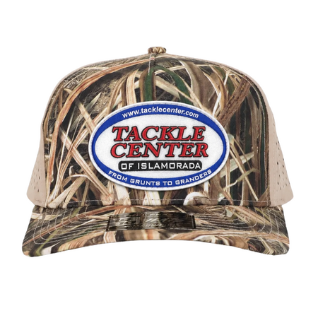 Tackle Center Dry-Fit Performance 5-Panel Hat - Camo/Tan