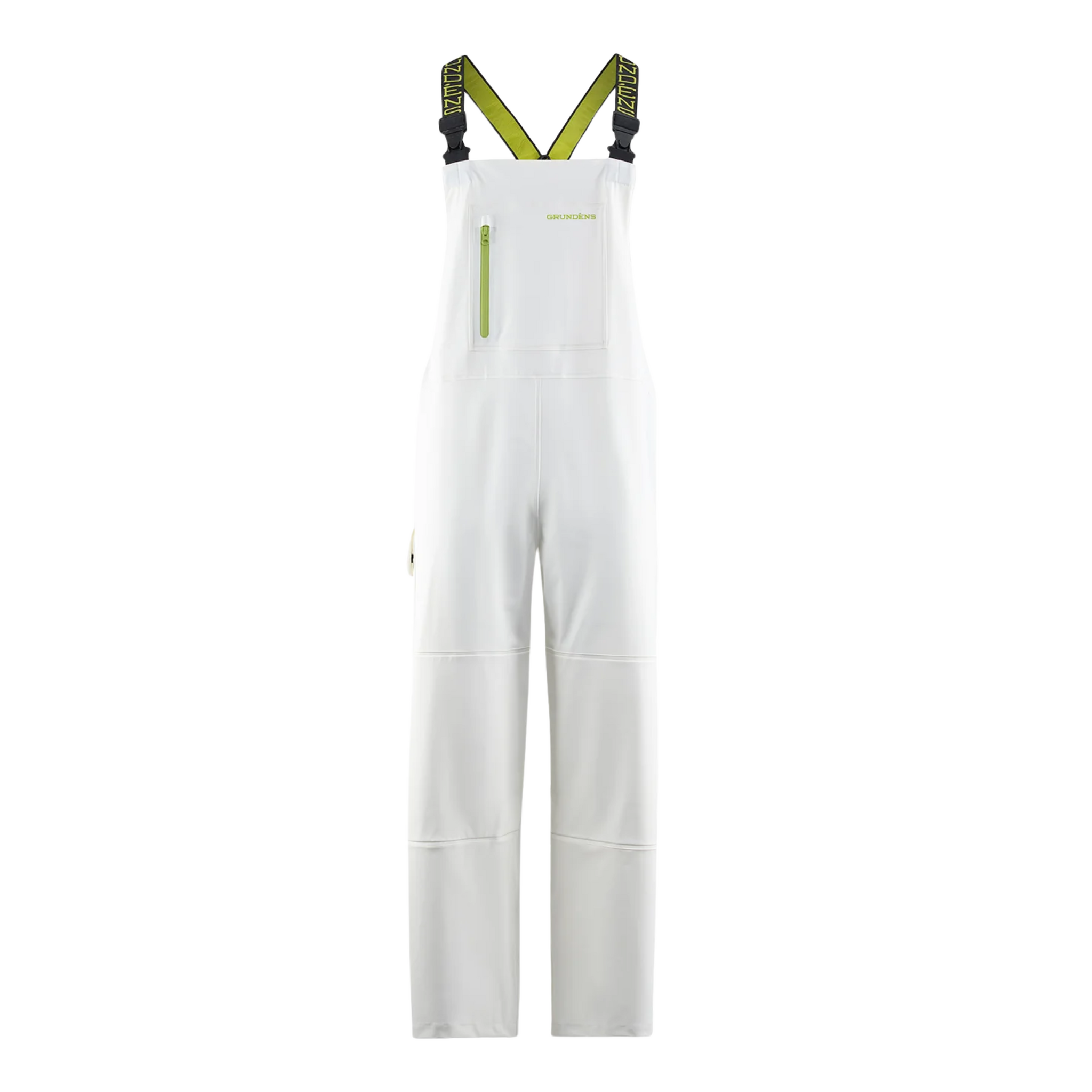 Grundens Tourney Waterproof Fishing Bib - White