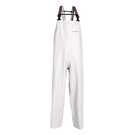 Grundens Clipper 116 Waterproof Fishing Bib - White