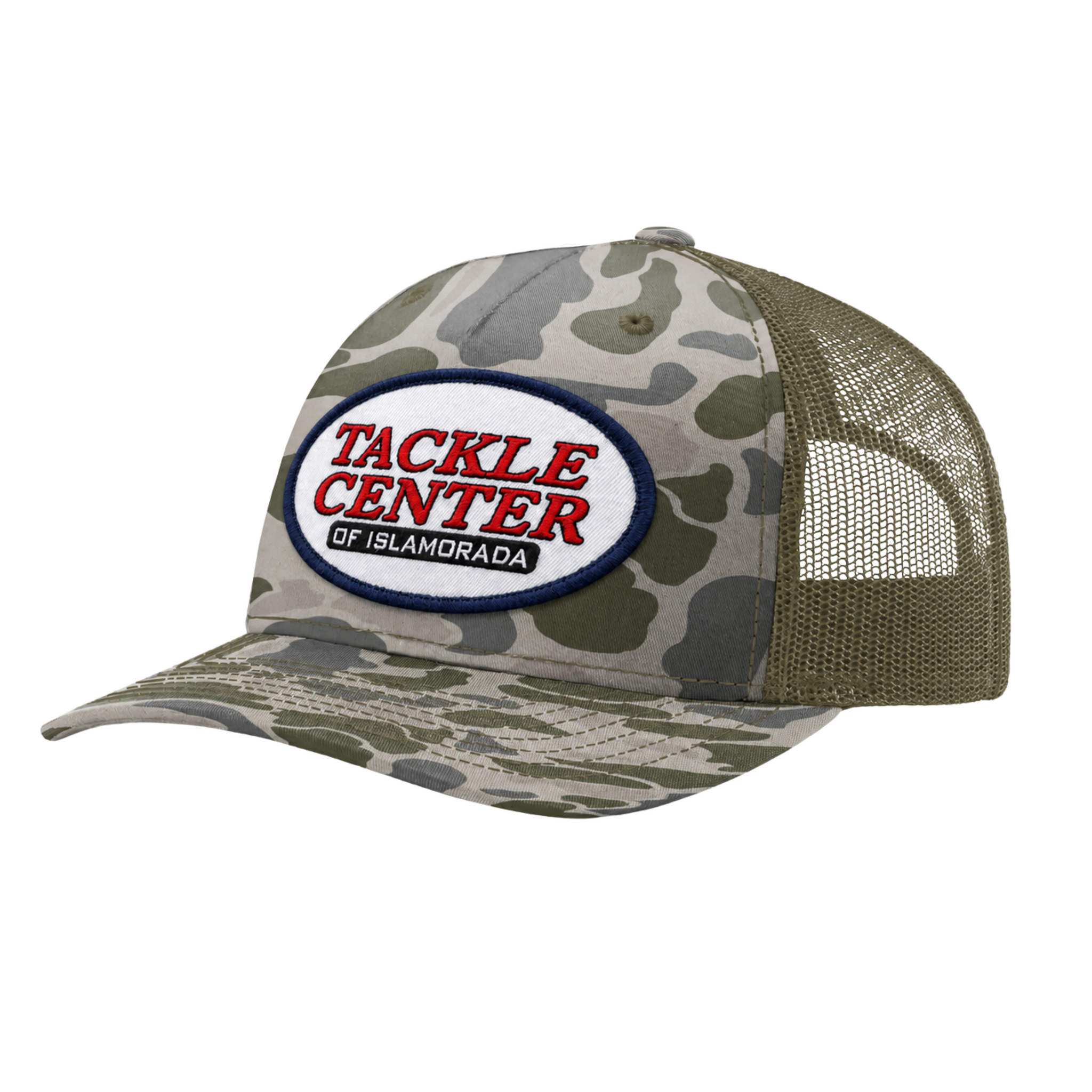 Tackle Center Marsh Duck Camo / Loden Trucker Hat