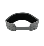 10/10 Tackle Center Dry-Fit Performance Visor - Gray / Gray Logo