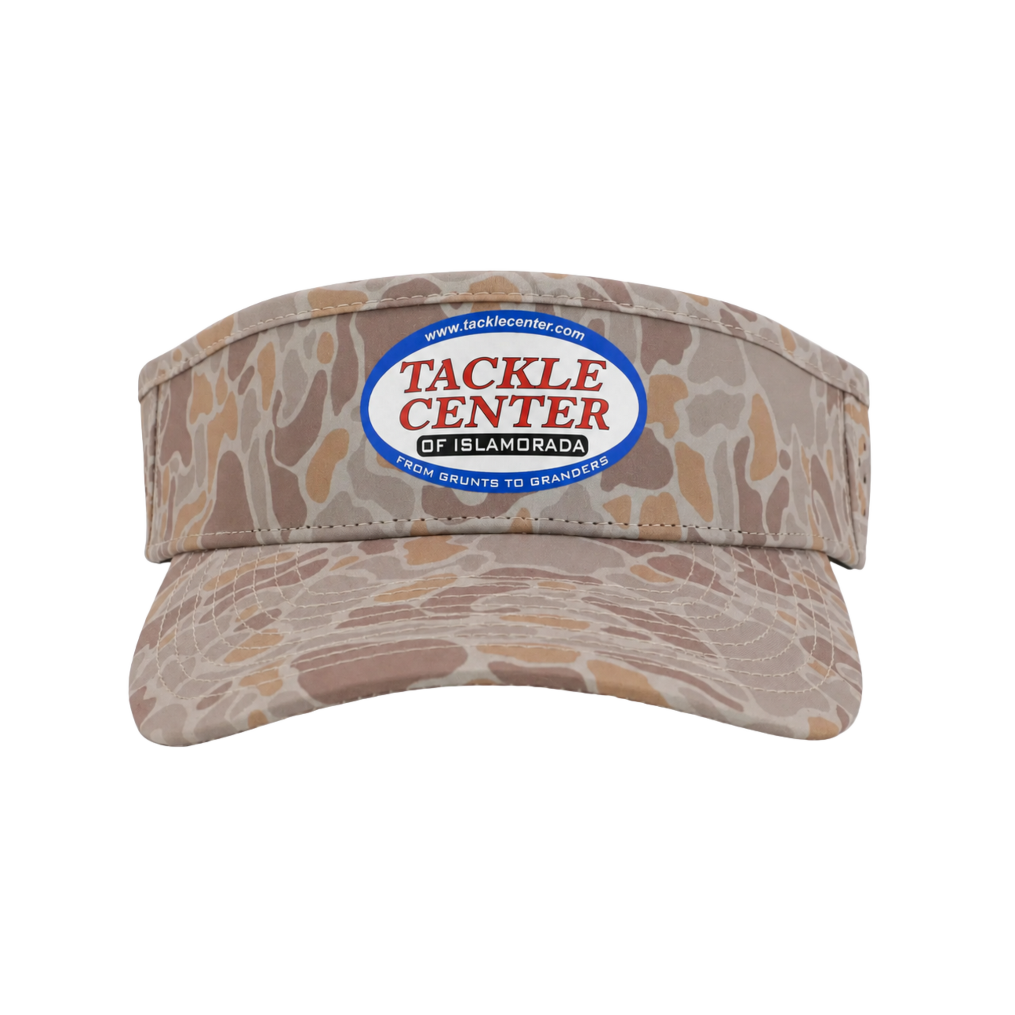 10/10 Tackle Center Dry-Fit Performance Visor - Wild Desert Camo / Regular Logo