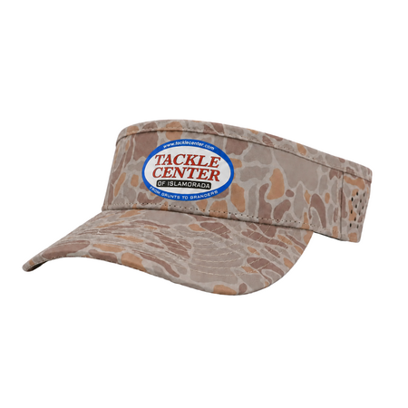10/10 Tackle Center Dry-Fit Performance Visor - Wild Desert Camo / Regular Logo