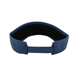 10/10 Tackle Center Dry-Fit Performance Visor - Blue / Red Logo