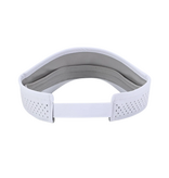 10/10 Tackle Center Dry-Fit Performance Visor - White / Regular Logo