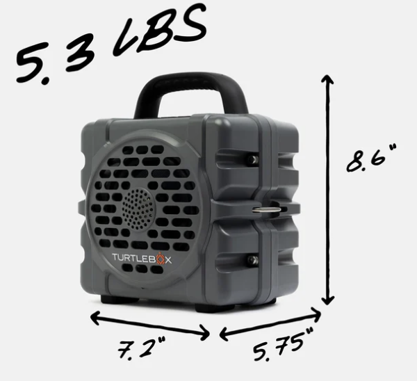 Turtlebox Cub Speaker Gray
