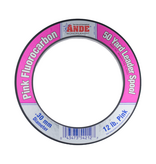 Ande Pink Fluorocarbon Leader - 50 Yards