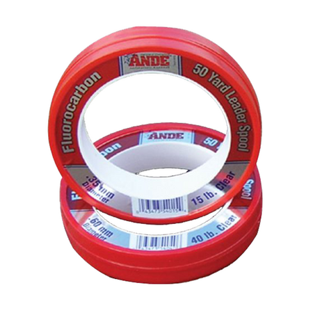 Ande Fluorocarbon Leader - Clear - 50 Yards