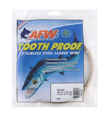 AFW Tooth Proof #19 Single-Strand Leader Wire, 360 lb., 1/4 lb. Coil