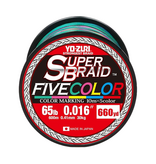 Yo-Zuri Super Braid 660yd Five Color